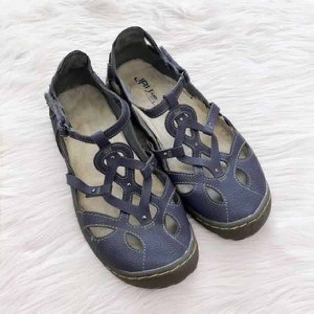 Jambu Water Shoe Closed Toe Sandal Navy blue size 10
